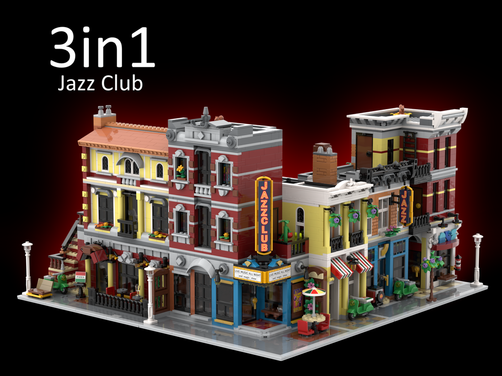 Lego 3in1 10312 Jazz Club Alternative Builds
