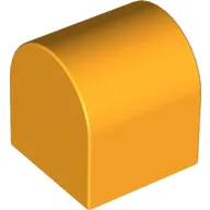 Duplo Brick 2 x 2 x 2 Curved Top / Bright Light Orange