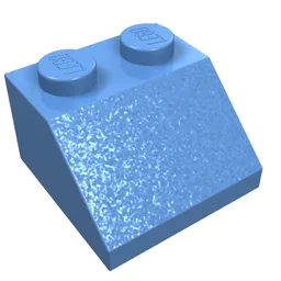 Brick Sloped 45° 2 x 2 / Medium Blue