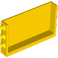 Panel 1 x 6 x 3 with Studs on Sides / Yellow