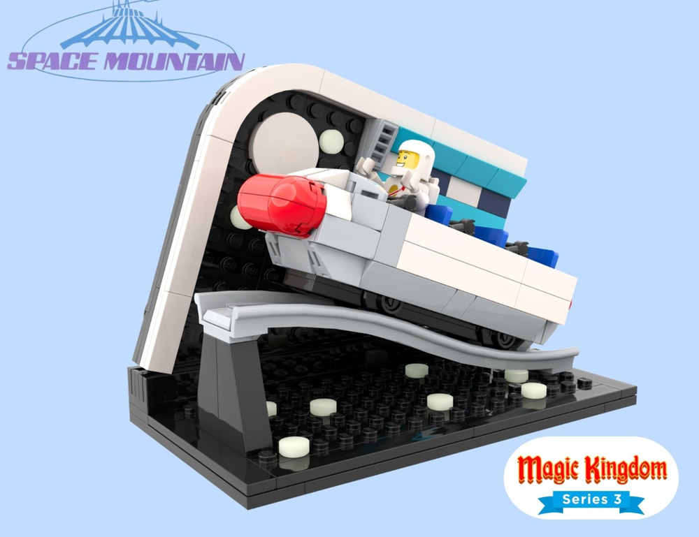 Lego Space Mountain ride inspired building instructions, Collectible attractions Series 3