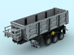 3-axle tipper semi trailer