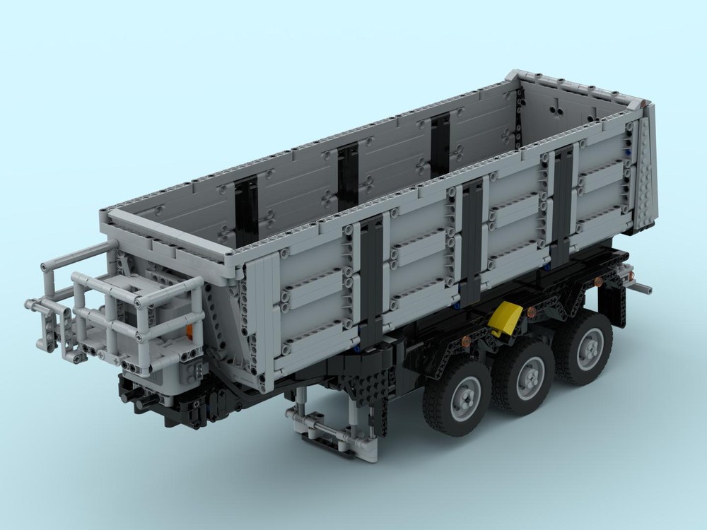 Lego 3-axle tipper semi trailer