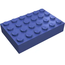 Brick 4 x 6 / Violet