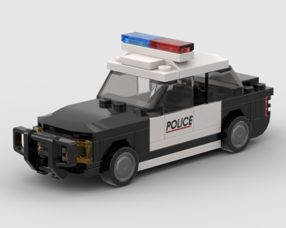 Lego Police Car 4-Stud Wide