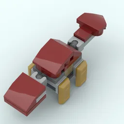 mini saichania from LEGO Marvel set 76203: Ironman Mech armor