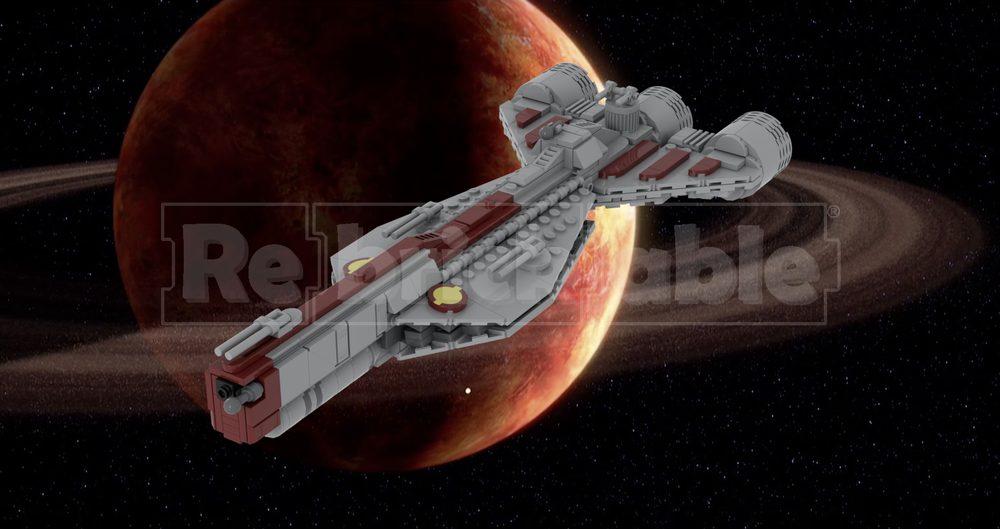 Lego Republic Frigate - Midi scale