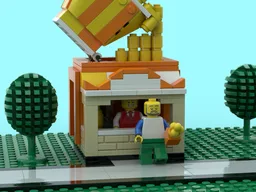 Popcorn Stall - RCT2 - Reuploaded