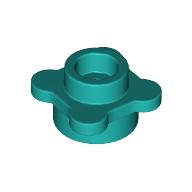 Lego Plant, Flower, Plate Round 1 x 1 with 4 Petals / Dark Turquoise