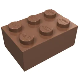 Brick 2 x 3 / Light Brown