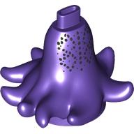 Lego Minidoll Lower Body with Eight Tentacles (Ursula) with Black Decorations print / Dark Purple