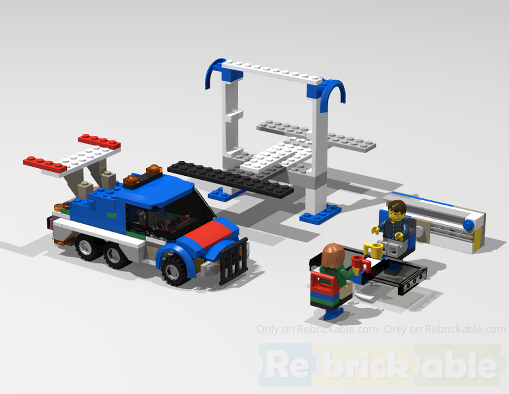 Lego 60117 6-Wheeled Race Truck