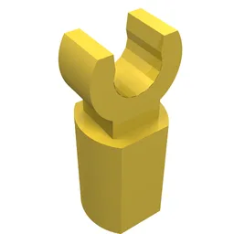 Bar Holder with Clip / Yellow
