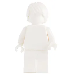 Monochrome White with Hair