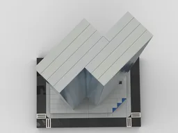 One Manhattan Square at 1/650th Scale