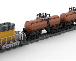 Freight Train Tanker Car