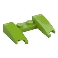 Brick Wedged, Curved 3 x 4 x 2/3 Cutout / Lime