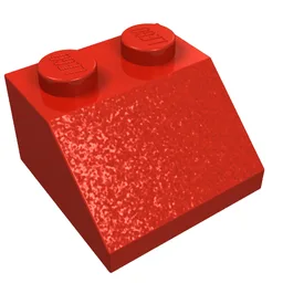 Brick Sloped 45° 2 x 2 / Red