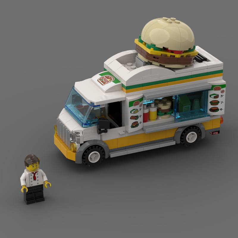 Lego Burger Van - alternative build to 60214