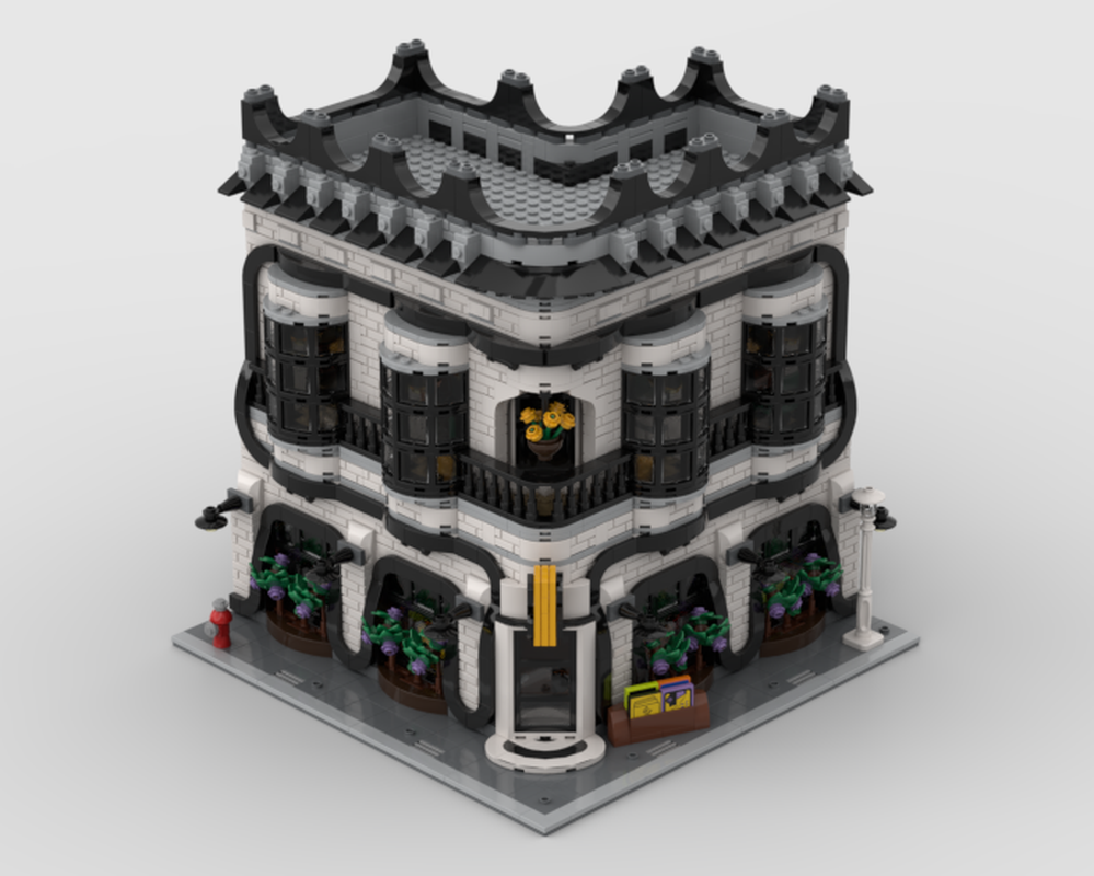 Lego Vinyl Record Store & Psychiatrist's Office