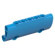 Lego Technic Panel Curved 7 x 3 with 2 Pin Holes through Panel Surface / Dark Azure