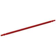 Flexible Ribbed Hose 8mm Ends 19L / Red