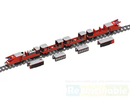 TB-E 1 – (TrainBricks-Express) Modular 6W Passenger Train
