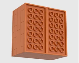 Astonished 2x2 Brick