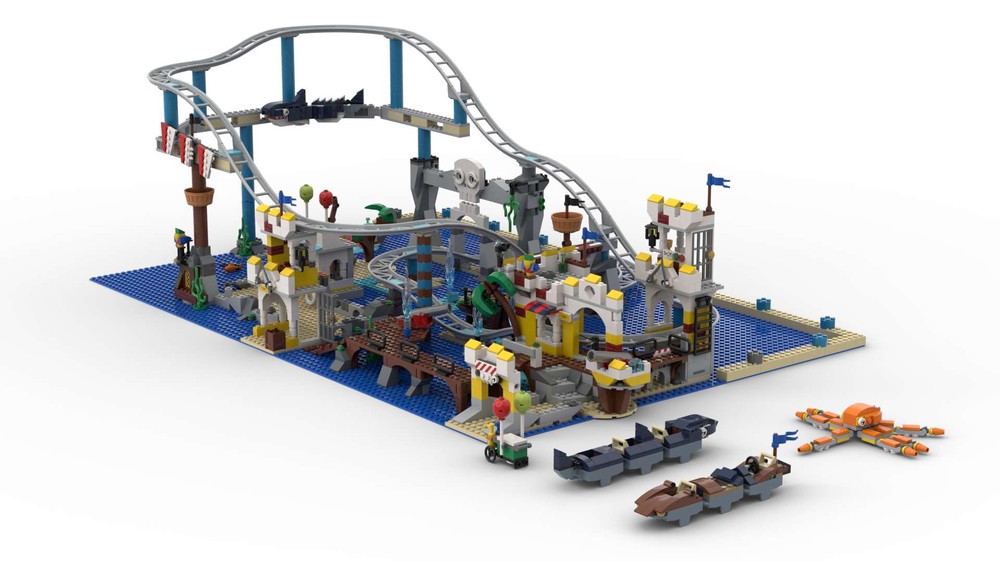 Lego Shipwreck Island Rollercoaster