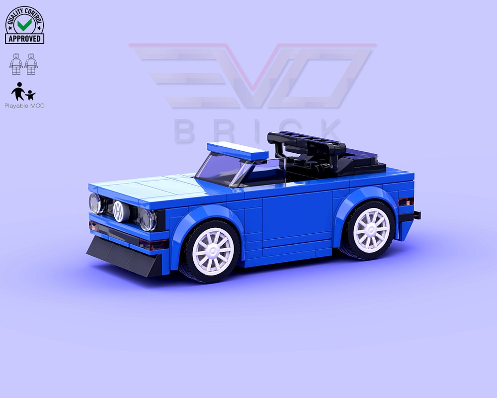 Lego VW Golf MK1 Cabrio Blue