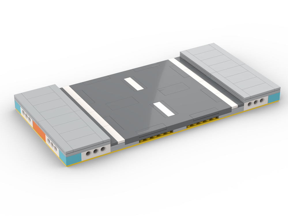 Lego Mills Road Plate Straight 16x32