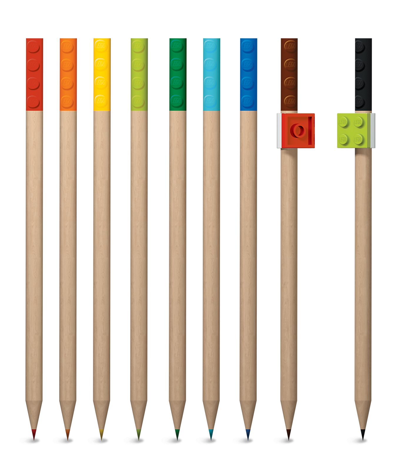 Lego 9 Colored Pencils
