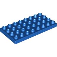 Lego Duplo Plate 4 x 8 / Blue