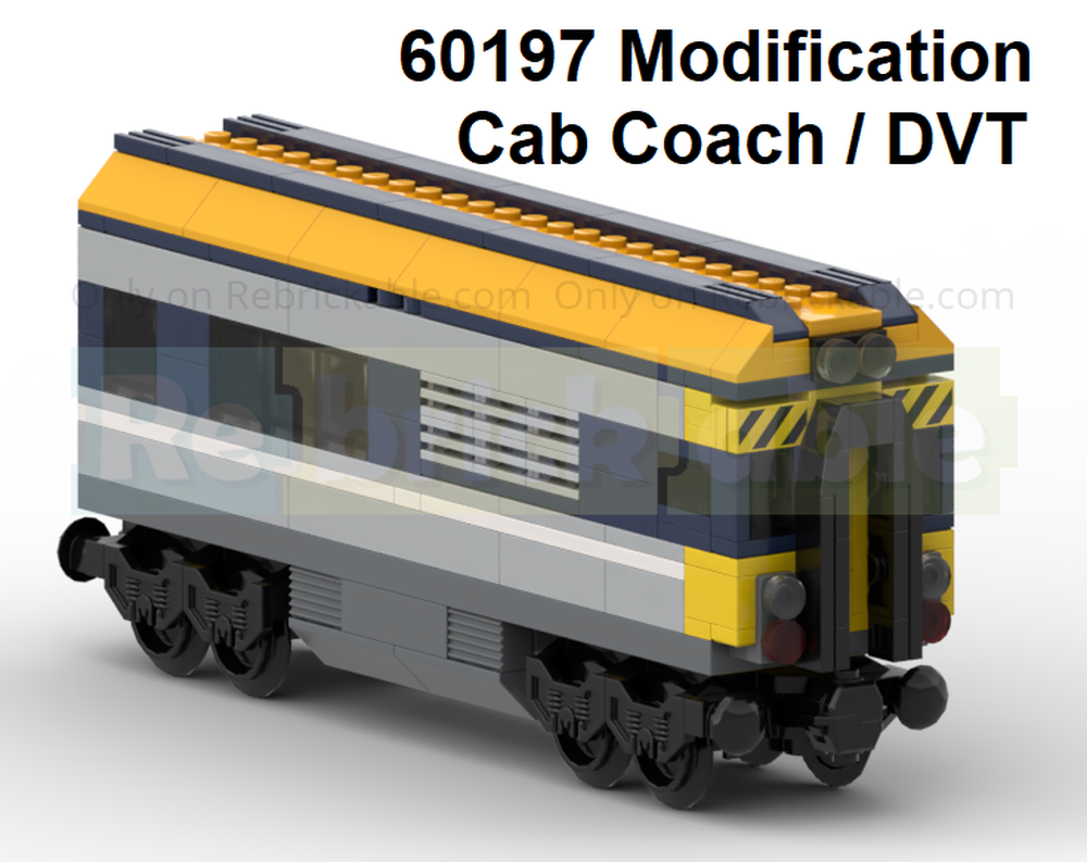 Lego 60197 Cab Coach Modification