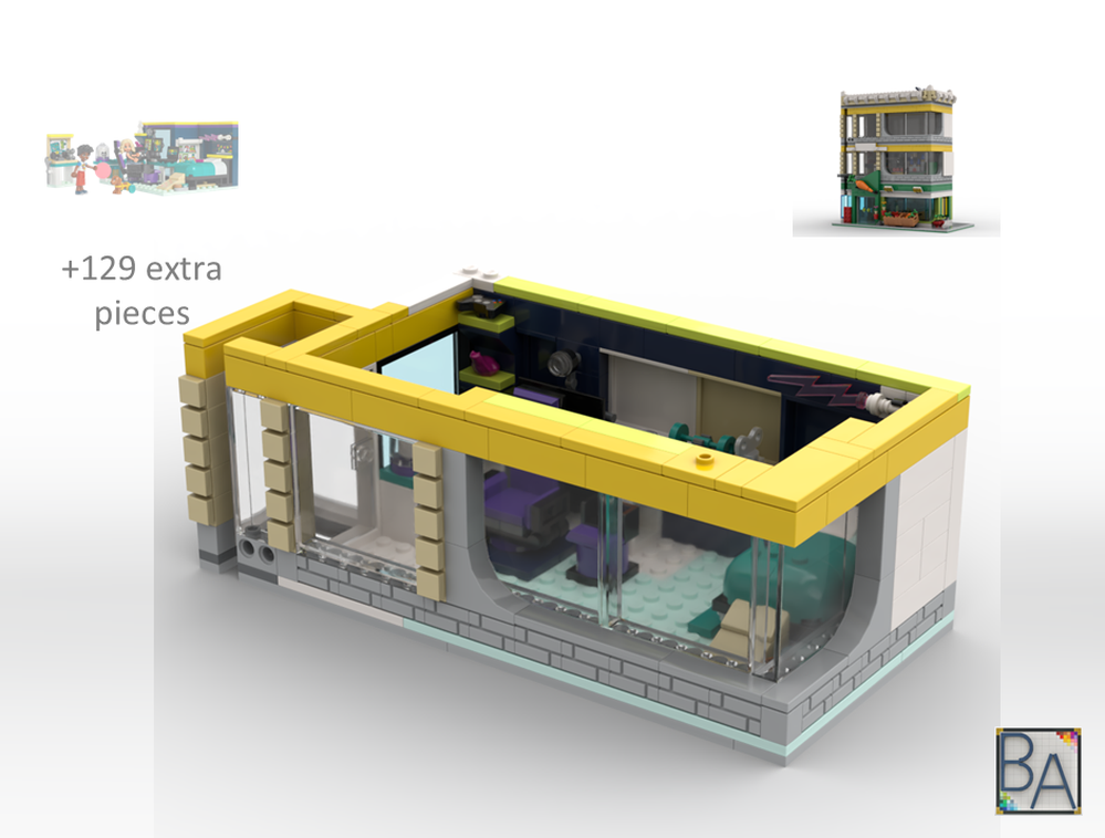 Lego Heartlake Apartments - Nova's Apt Floor - Compatible with MOC-120442