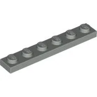 Plate 1 x 6 / Light Gray