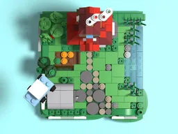 The Burrow microscale diorama