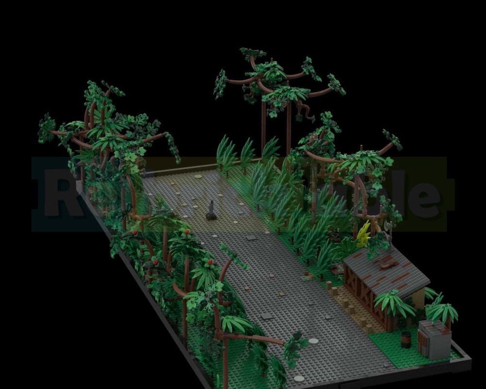 Lego JP III Spinosaurus First Encounter
