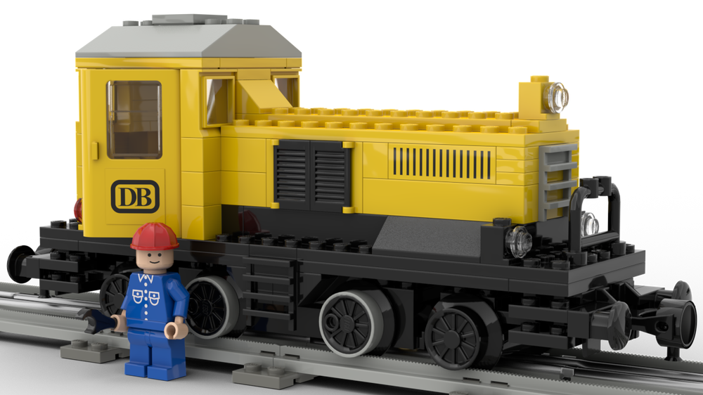 Lego Yellow Locomotive