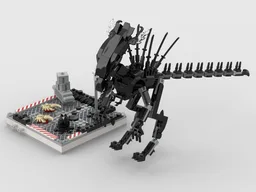 Aliens Queen and Facehuggers
