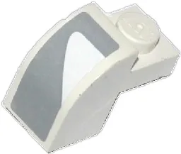 Slope, Curved 2 x 1 x 1 1/3 with Recessed Stud with Light Bluish Gray Markings Pattern (Sticker) - Set 75912