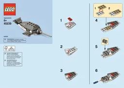 Monthly Mini Model Build Set - 2017 01 January, Narwhal polybag