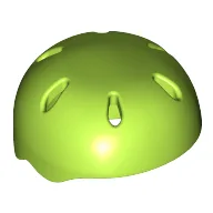Helmet, Sports, with Vent Holes [Plain] / Lime