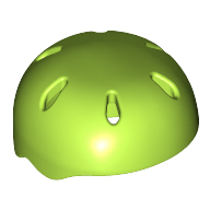 Lego Helmet, Sports, with Vent Holes [Plain] / Lime