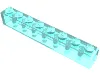 Brick 1 x 8 / Trans-Light Blue