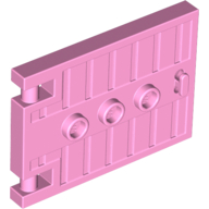 Lego Door 1 x 5 x 3 with 3 Studs and Handle / Bright Pink