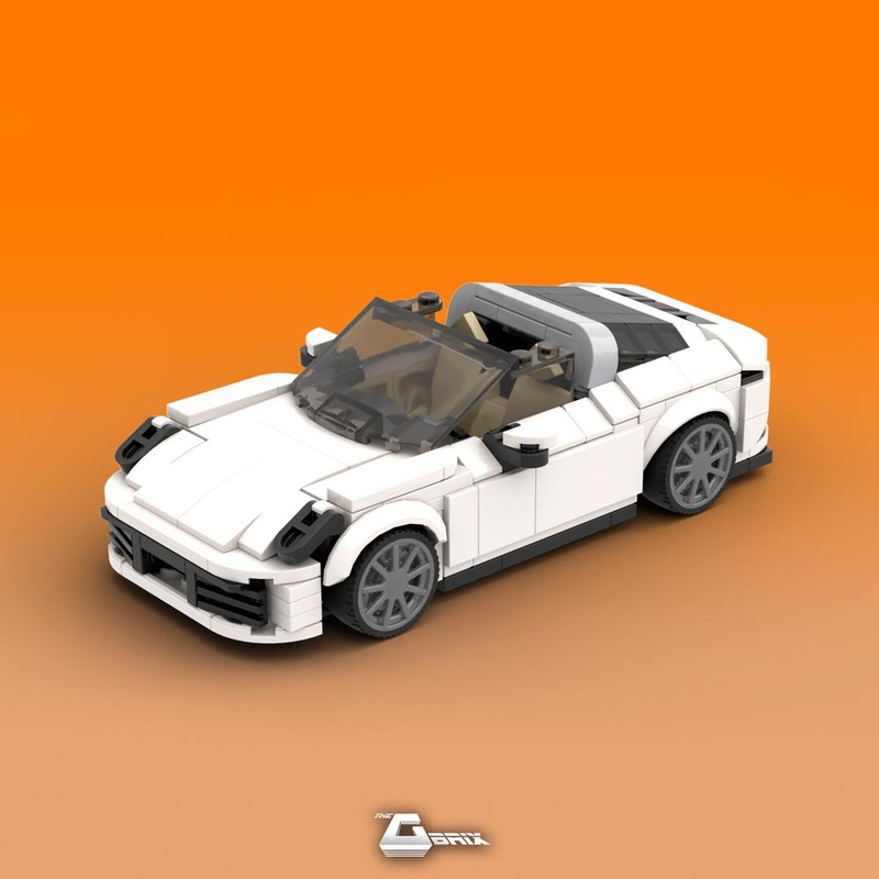 Lego Porsche 911 (992) Targa - White