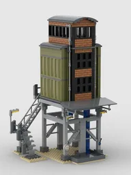 Eisenbahn Getreidespeicher - Train granary