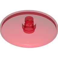 Lego Dish 4 x 4 Inverted [Radar] / Trans-Red