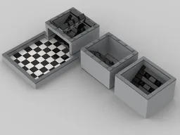 Simple Modular Dice Tower With Teeth